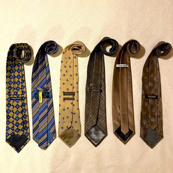 MULTI LABELED, MULTI COLORED TIES. 6 IN TOTAL - Picture 8 of 8
